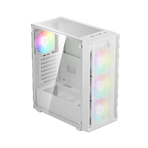 CASE GAMDIAS AURA GC2 ELITE WHITE ARGB – MID TOWER | 4 FAN ARGB | VGA 340MM